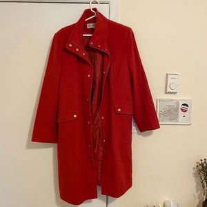 Michael Kors Wool Red Coat